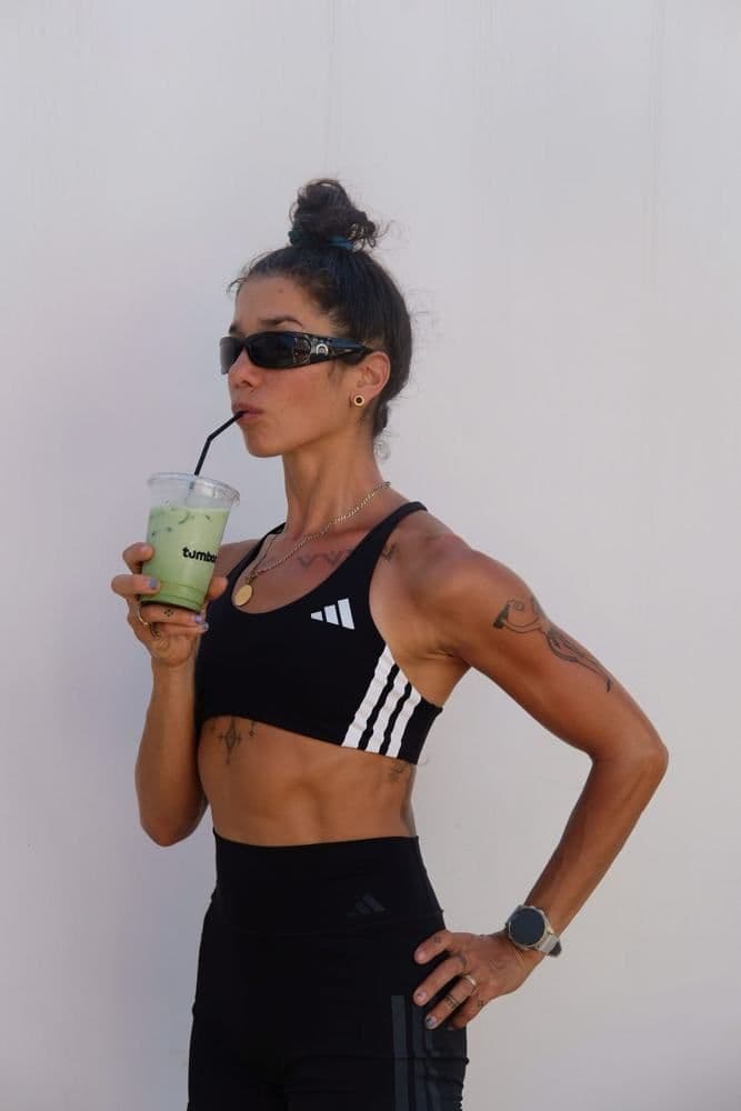Nadin Duit with a Tumboo matcha